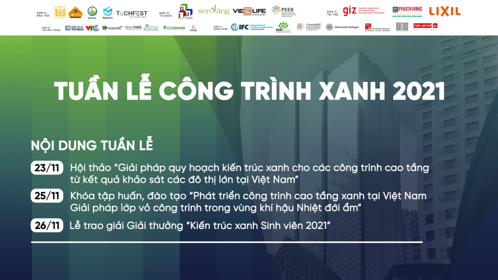 Tuần lễ công trình xanh thu gọn
