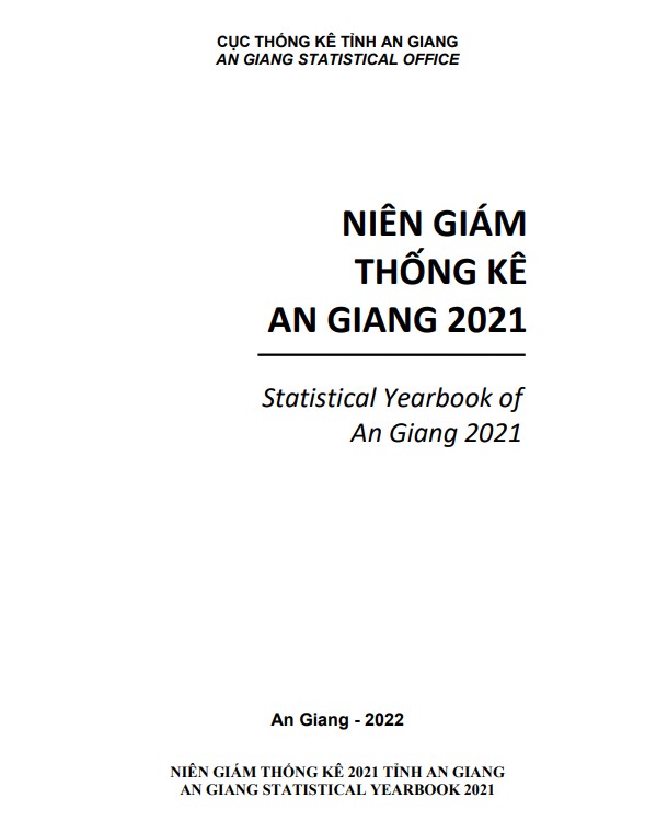 Niên giám thống kê tỉnh An Giang năm 2021