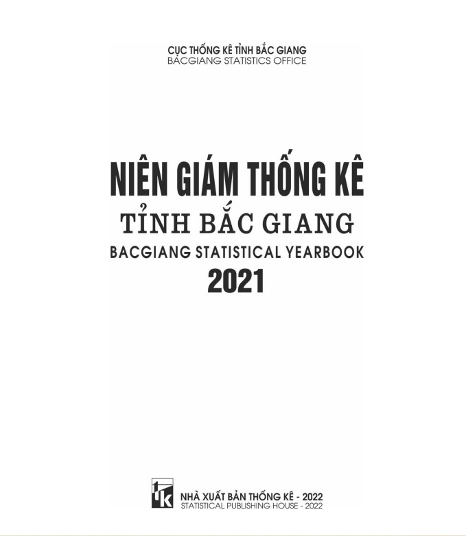 Niên giám thống kê tỉnh Bắc Giang năm 2021