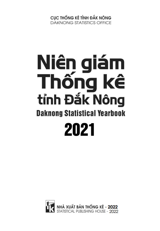 Niên giám thống kê tỉnh Đăk Nông năm 2021